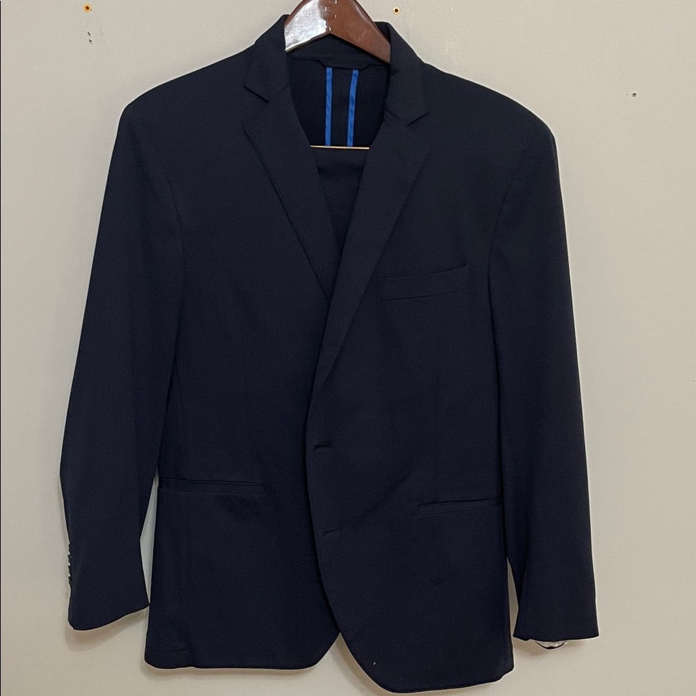 Elegant Navy Men's Suit Jacket